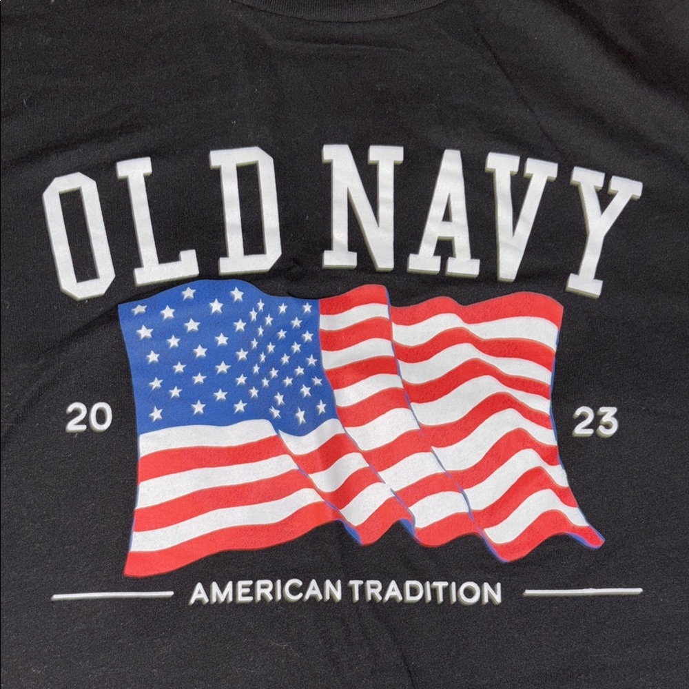 Old Navy American Tradition T-Shirt - Black